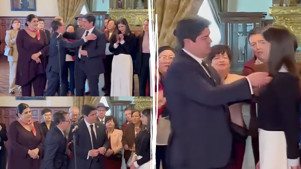 Izurieta entrega responsabilidades a la nueva secretaria de Comunicación.