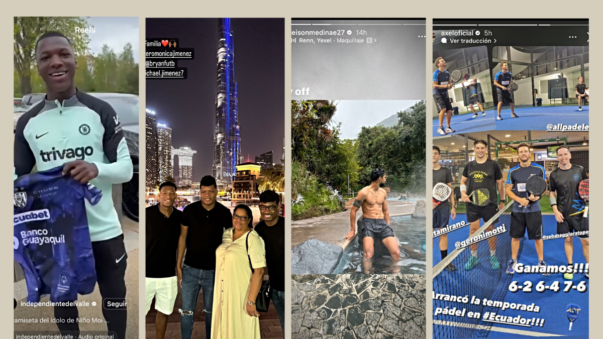Ellos tienen una vida fuera de la cancha y está plasmada en las redes sociales. Hasta el cantante argentino Axel tiene algo que ver.