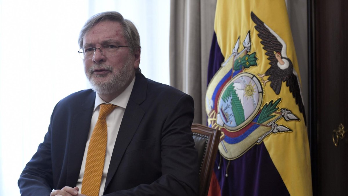 El embajador de Ecuador ante Países Bajos, Andrés Terán, en una imagen de archivo.