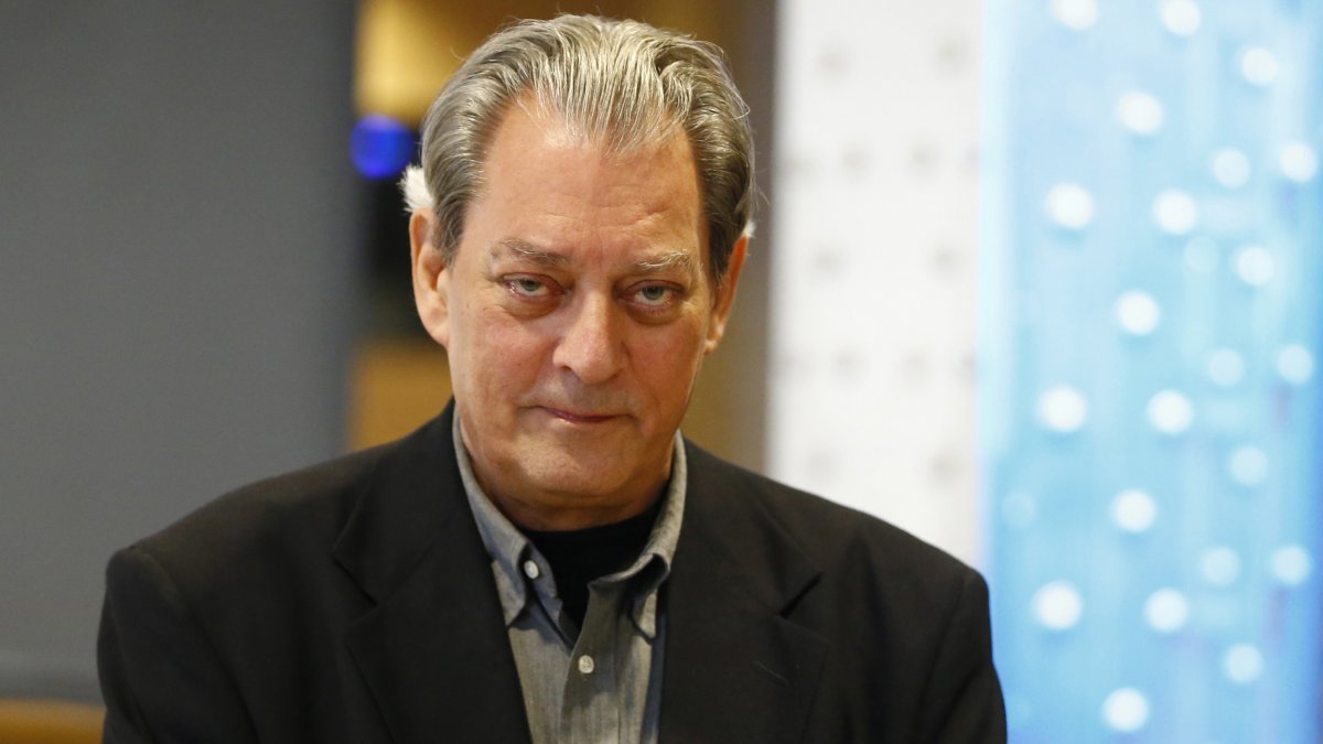 Paul Auster presentó su novela 