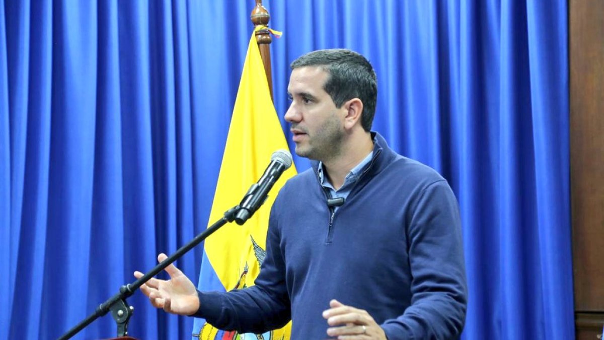 Roberto Luque, ministro encargado de Energía y Minas.