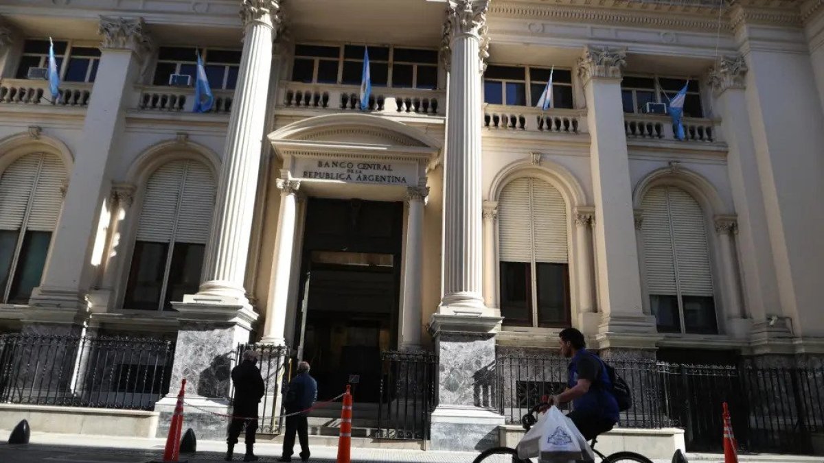 Edificio.- La sede del Banco Central de Argentina.