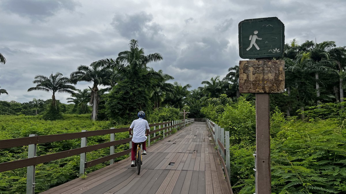 Las barandas que forman parte de la caminera hacia Santay están en mal estado.