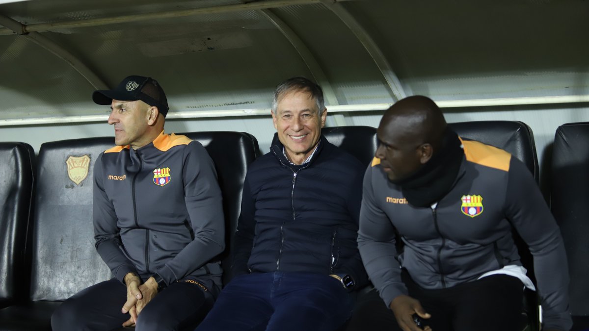 Ariel Holan, entrenador de Barcelona SC.