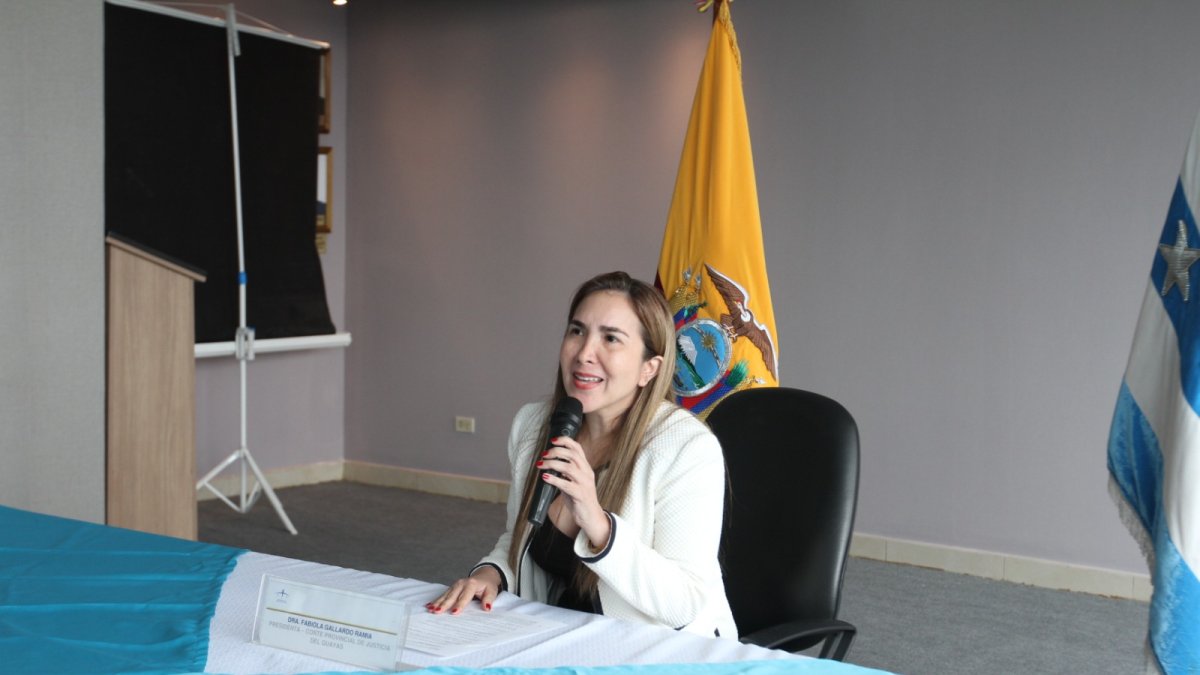Rol. Fabiola Gallardo fue presidenta de la Corte de Justicia del Guayas y hoy es investigada en el caso Purga.