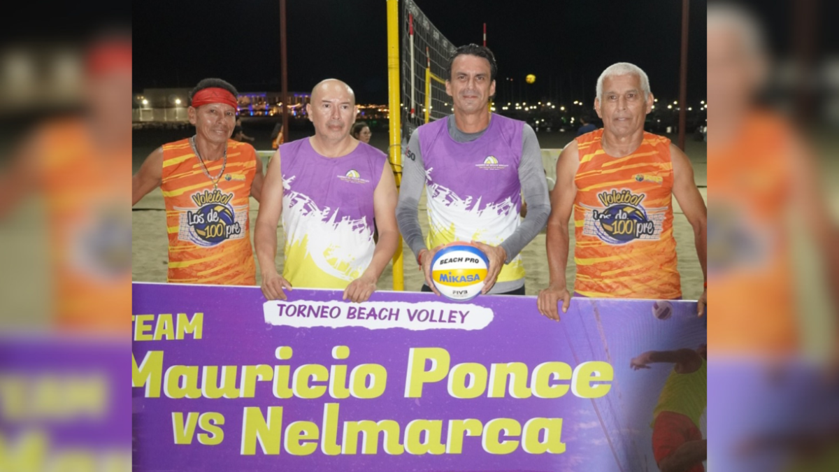 Jimmy Montanero (d) integró uno de los equipos que disputaron el evento en los días de feriado.