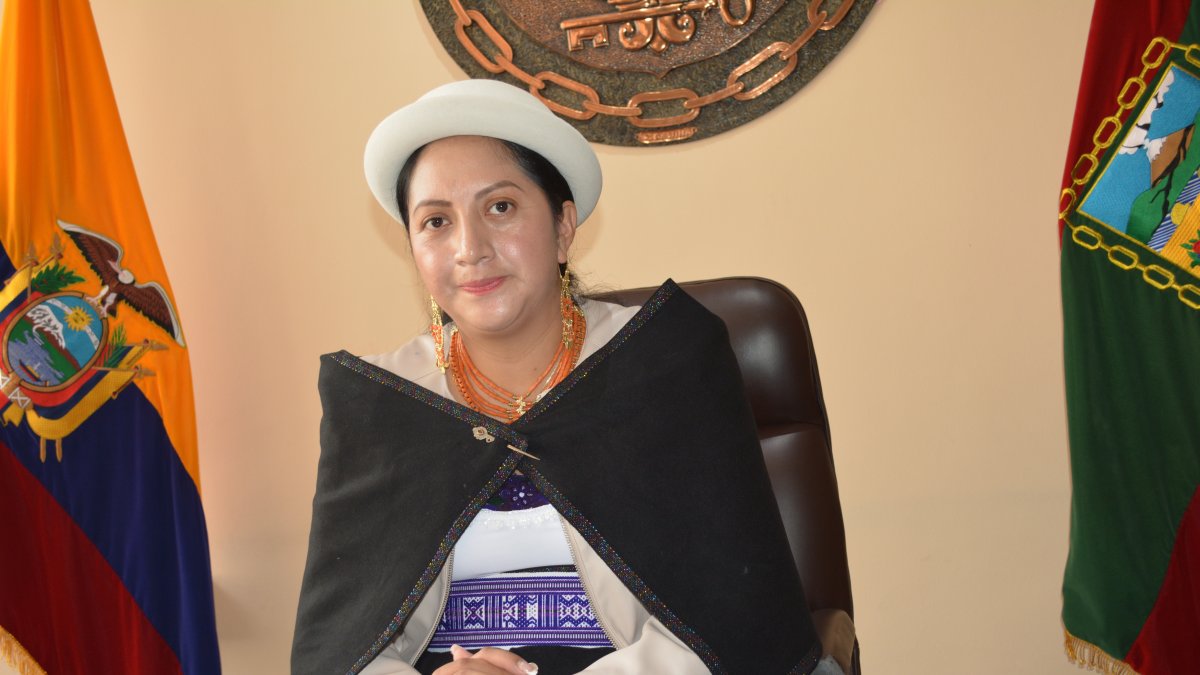 Diana Caiza, alcaldeza de Ambato, ofreció una entrevista a EXPRESO.