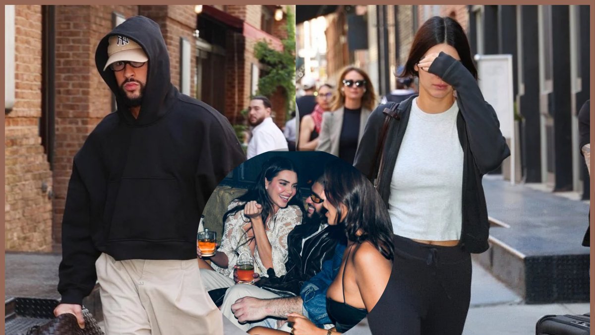 Bad Bunny & Kendall Jenner fueron vistos saliendo de The Greenwich Hotel esta mañana en Nueva York