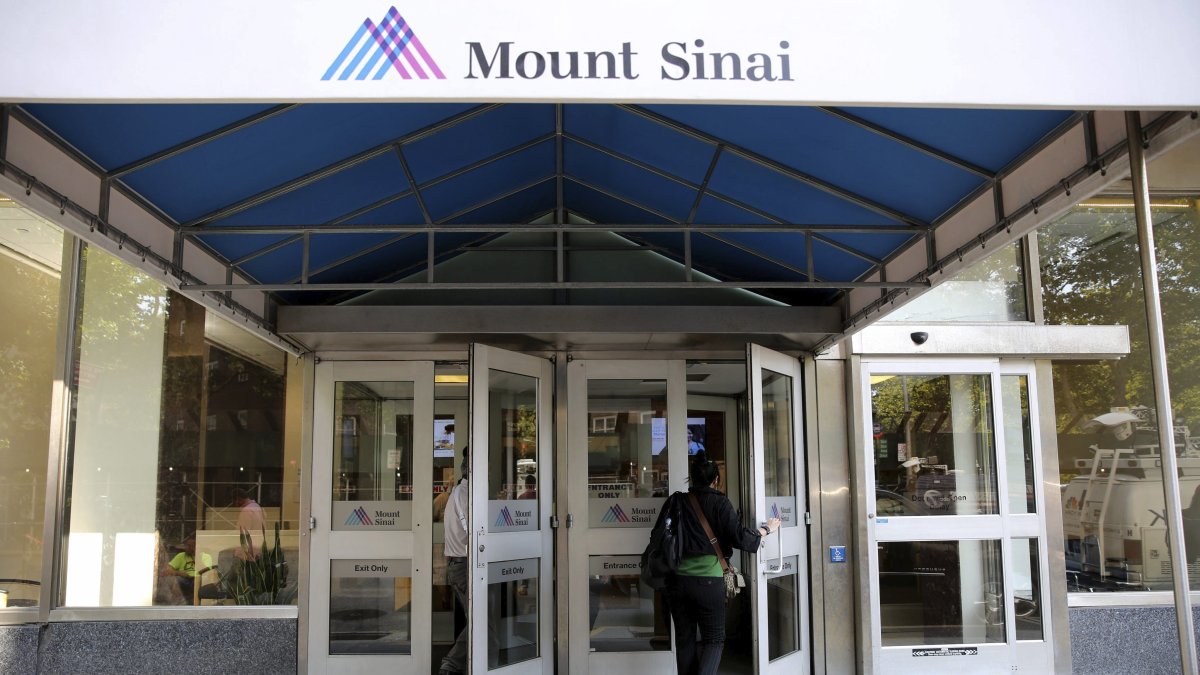 En la imagen de archivo, vista general del hospital Monte Sinaí en Nueva York.