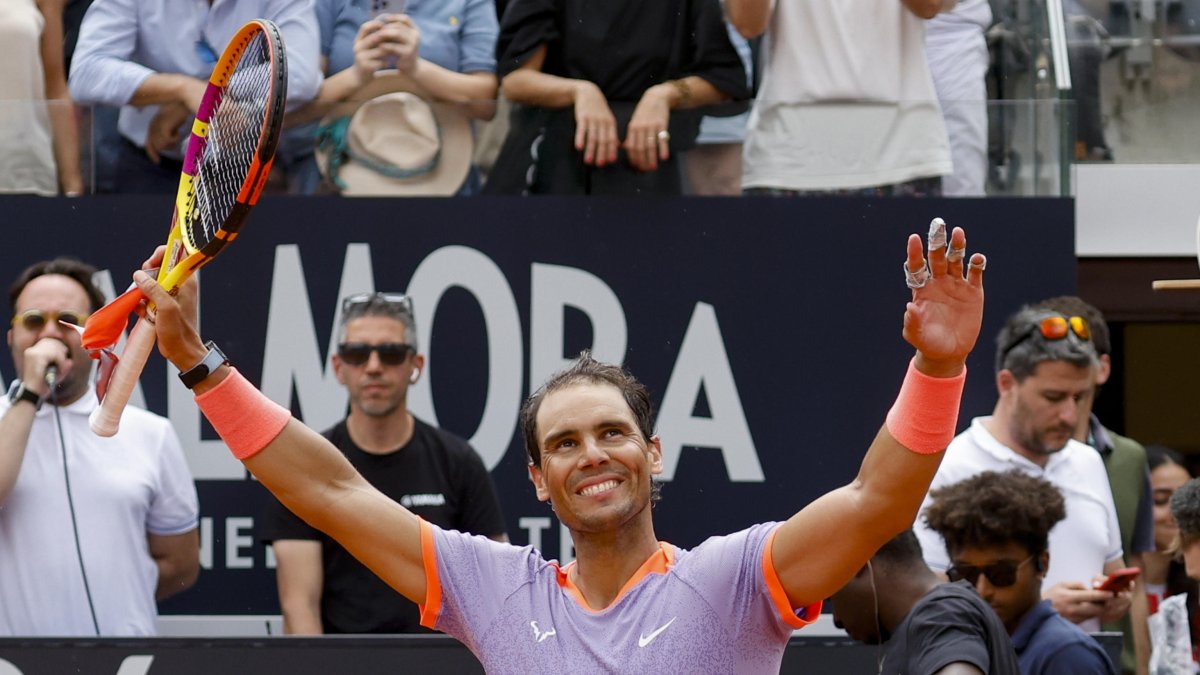 Rafa venció  al belga Zizou Bergs por 4-6, 6-3 y 6-4. Es el primer tenista en conseguir 70 victorias en el Masters 1.000 de Roma.