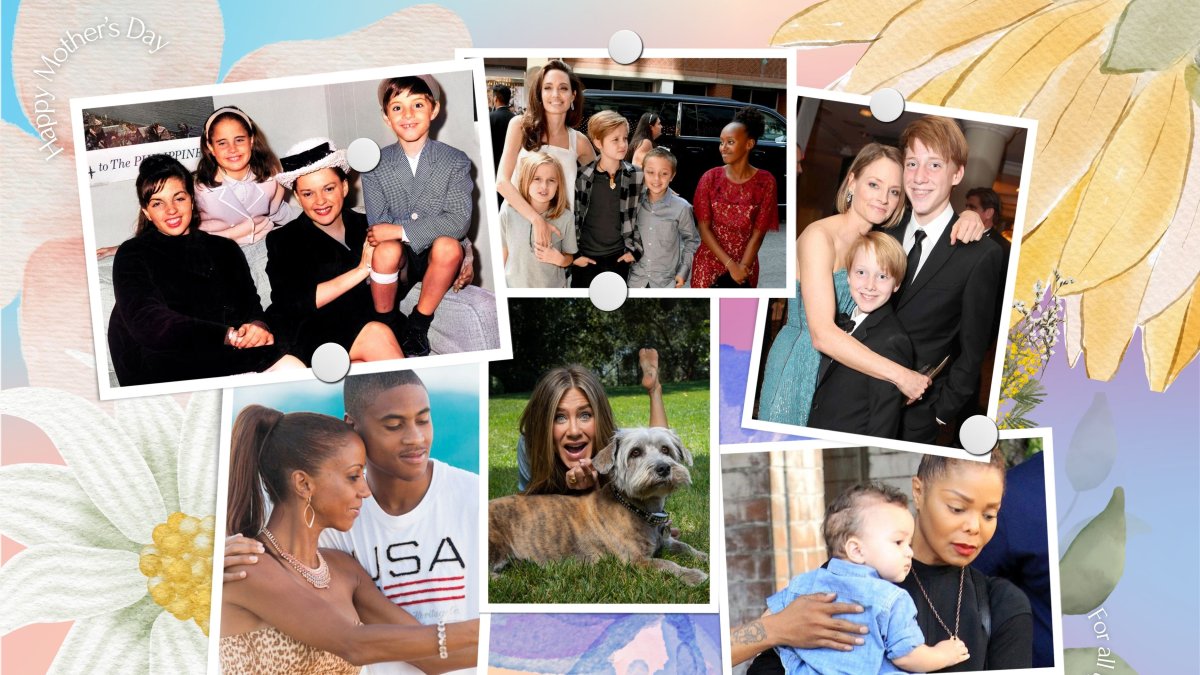 Mamás con mucho estilo y actitud en el mundo del entretenimiento.