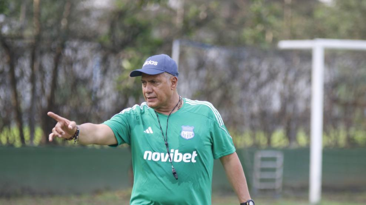 El profesor Hernán Torres está en Emelec desde la mitad de temporada del 2023
