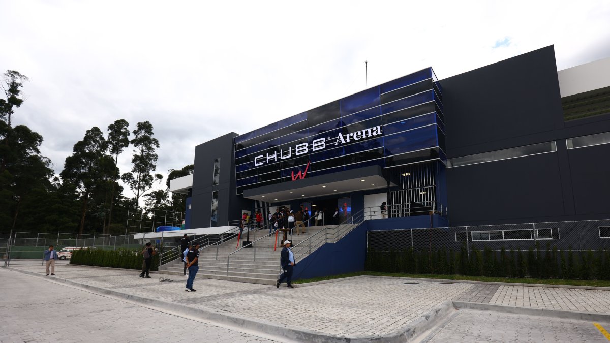 El Chubb Arena tiene aforo para 1.000 personas y se construyó en aproximadamente seis meses. Está equipado con cuatro camerinos, dos para locales y dos para visitantes.