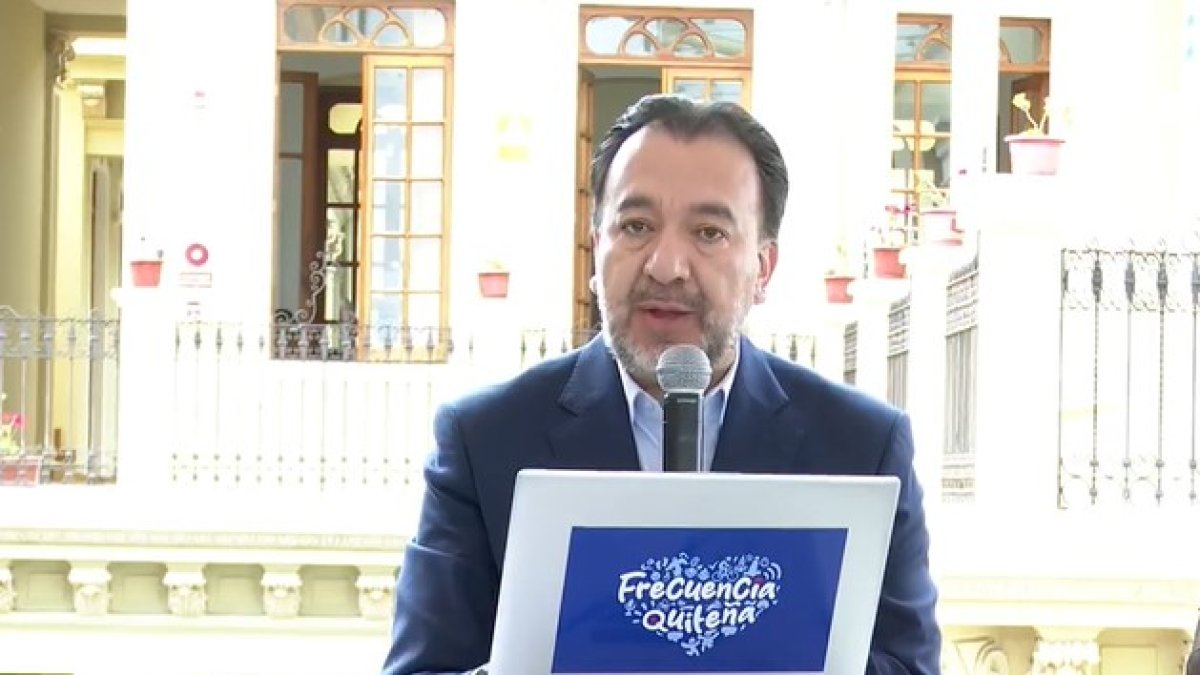 Pabel Muñoz durante su informe semanal este 13 de mayo de 2024.