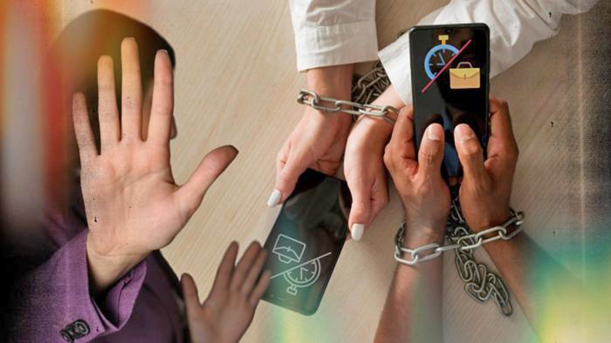 Desconexión digital, imagen referencial.