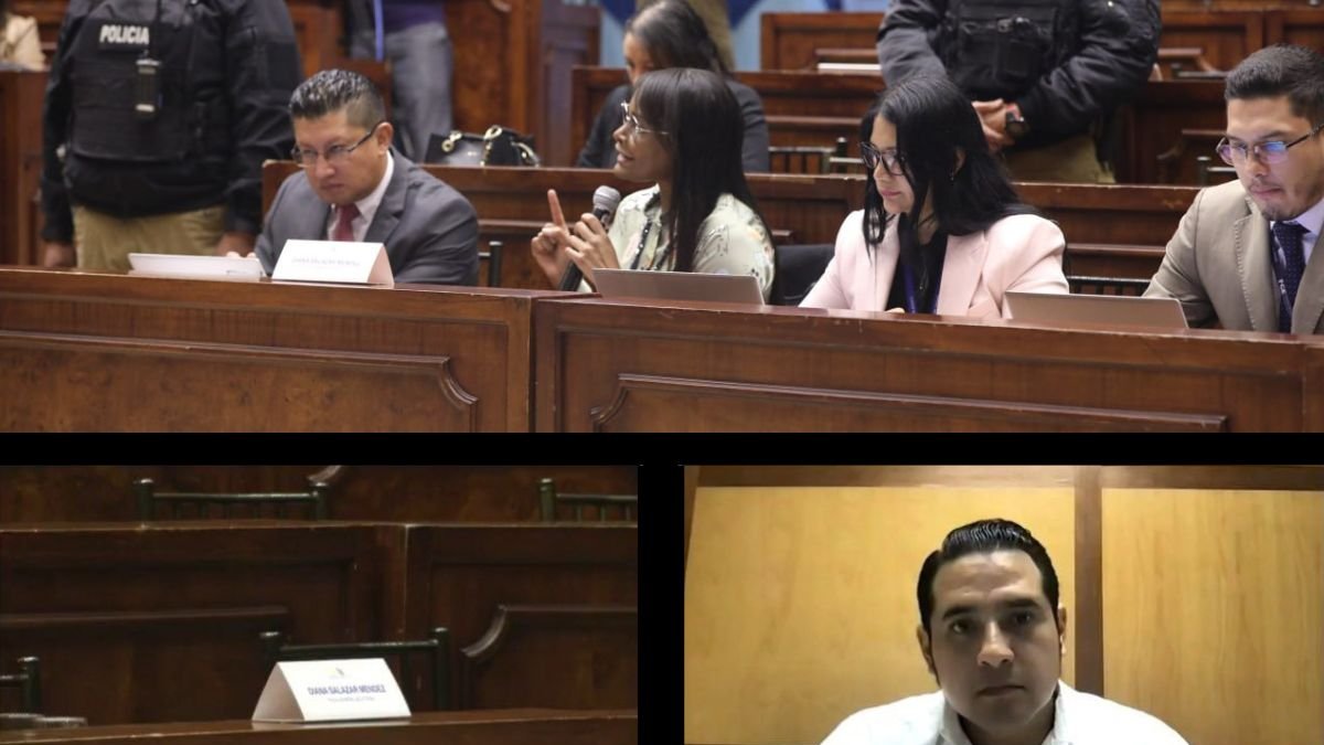 Aleaga reaparece vía Zoom ante la Comisión de Fiscalización en la que comparecía Salazar