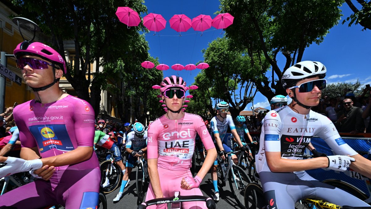 El ciclista esloveno retoma el Giro de Italia en la etapa 10 como líder, luego de la jornada de descanso