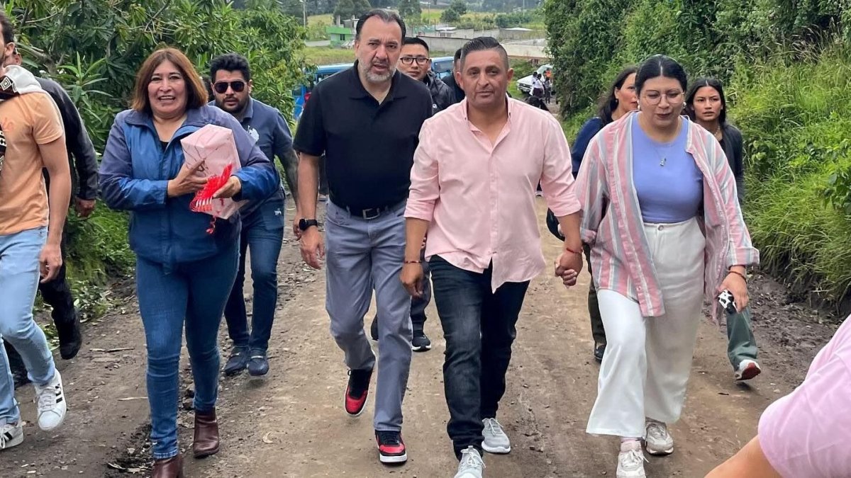 Muñoz recorrió obras ejecutadas con presupuestos participativos.