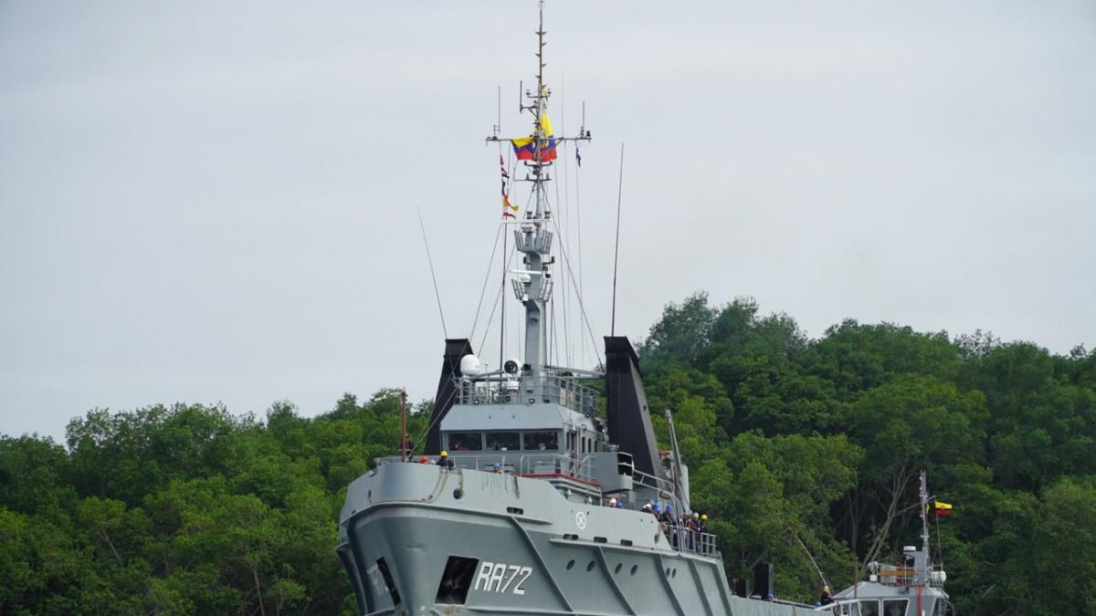 El buque Imbabura ya forma parte de la flota de la Armada de Ecuador.
