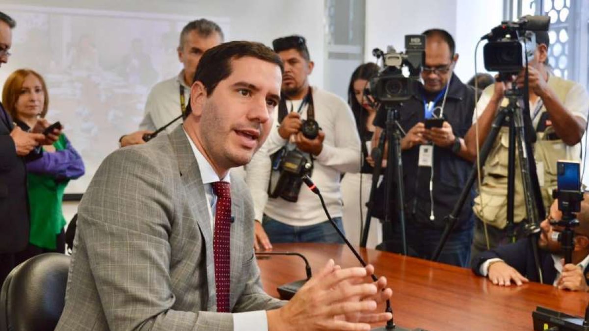 Roberto Luque, ministro de Energía.