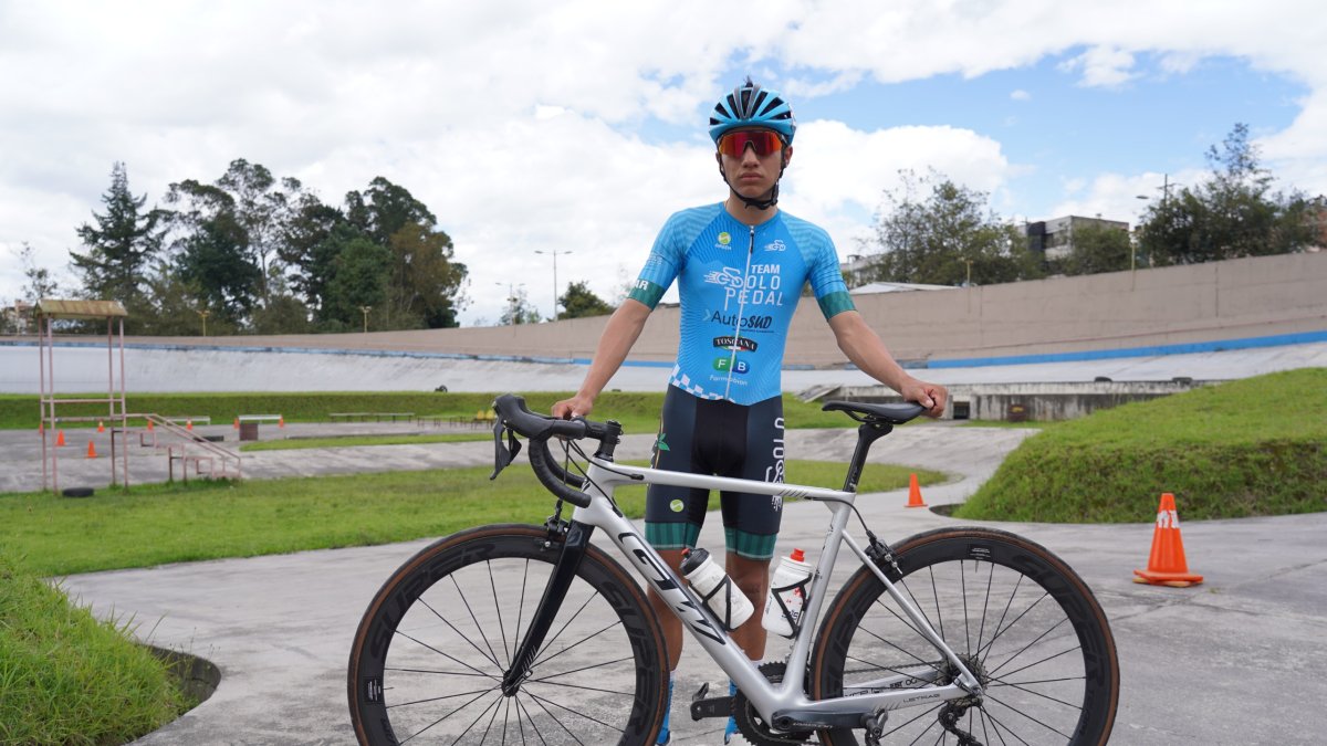 Haidar tenía tres años en el Team Solo Pedal que consiguió la pasantía.
