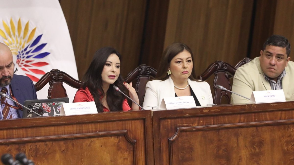 Pamela Aguirre, presidenta de la Comisión de Fiscalización.