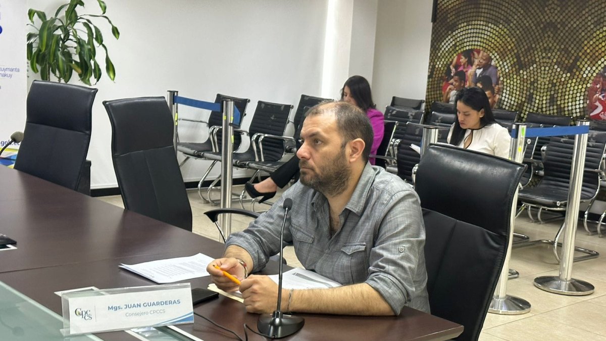 Juan Esteban Guarderas, consejero del Consejo de Participación Ciudadana y Control Social.