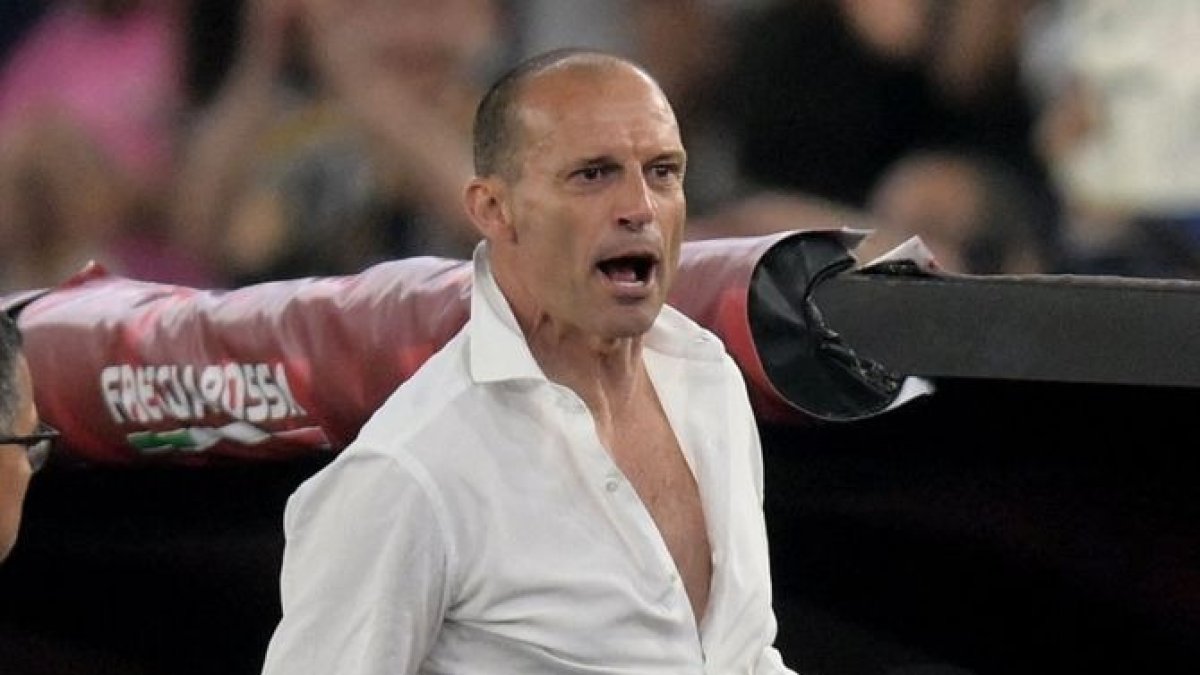 El director técnico de Juventus fue suspendido luego de su reacción