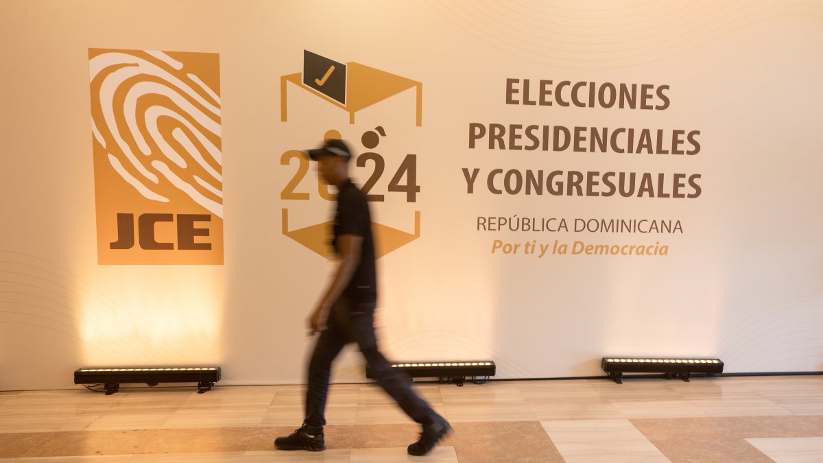 Está listo el montaje del Centro de Divulgación de Datos de las elecciones presidenciales de República Dominicana.