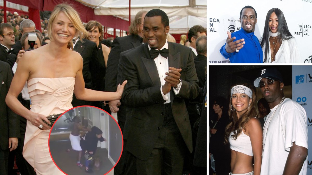 Jennifer López, Cameron Díaz y Naomi Campbell son algunas de las exparejas del rapero Sean Combs.