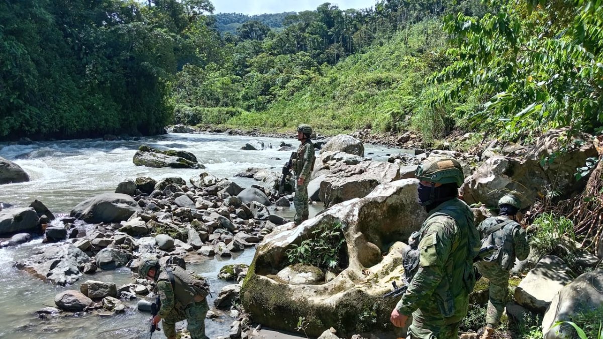 Las Fuerzas Armadas realizó operativos en la provincia de Carchi este 19 de mayo de 2024.