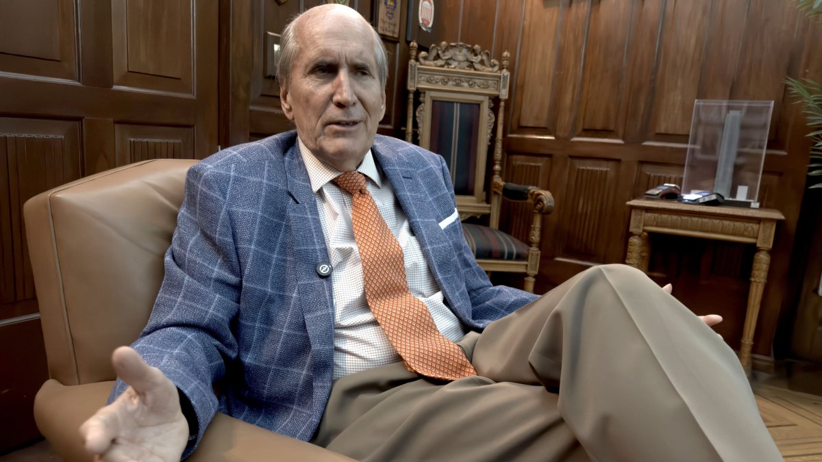 Mark McGuiness, en diálogo con Diario EXPRESO, en su oficina, en México.