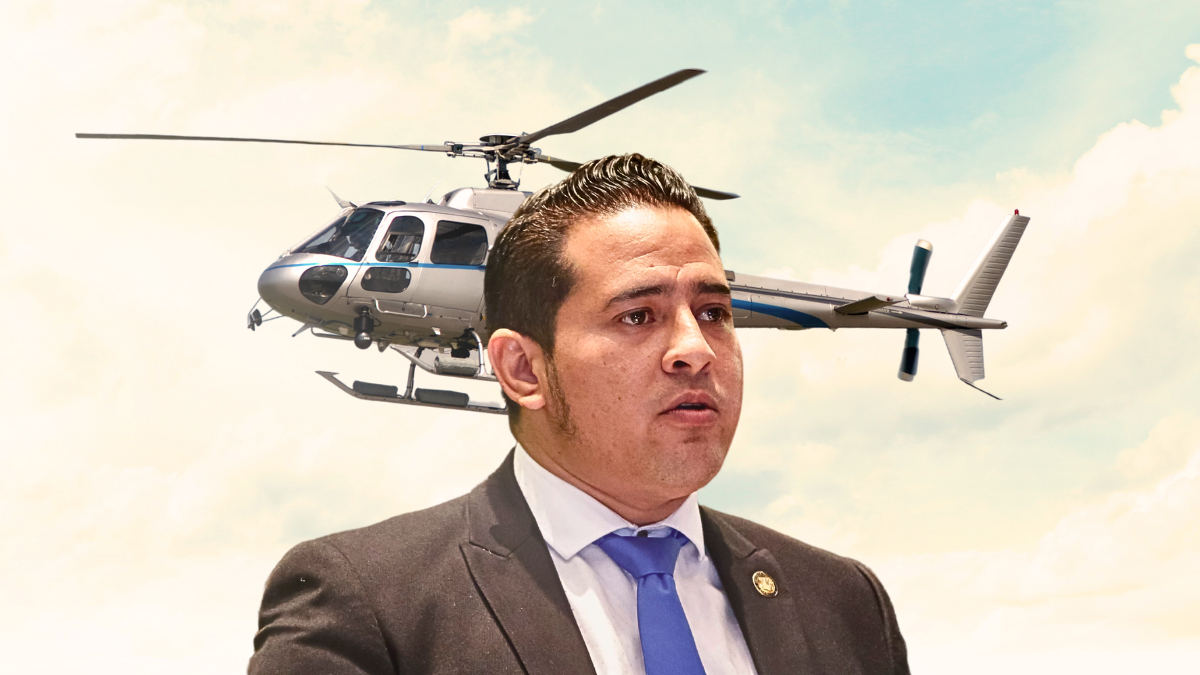 ¿Ronny Aleaga llegó en helicóptero a Caracas para llevarse a su hijo?