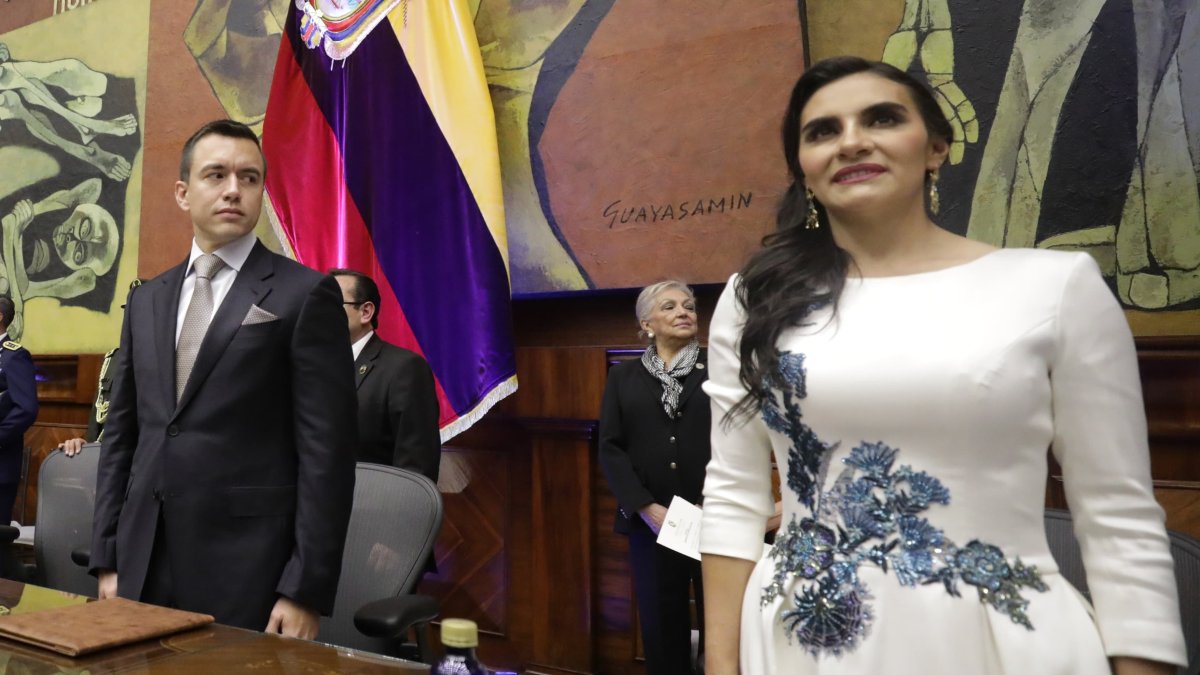 El presidente Daniel Noboa ha señalado su descontento con la postura de Verónica Abad.