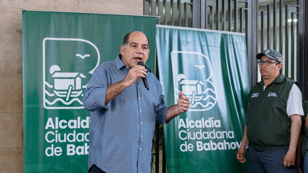 Alcalde de Babahoyo, Gustavo Barquet.