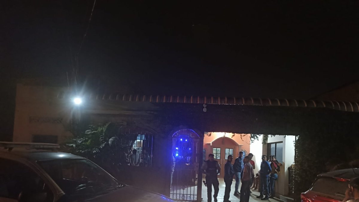 Suceso. Polo Jurado se encontraba en la sala con supuestos amigos.