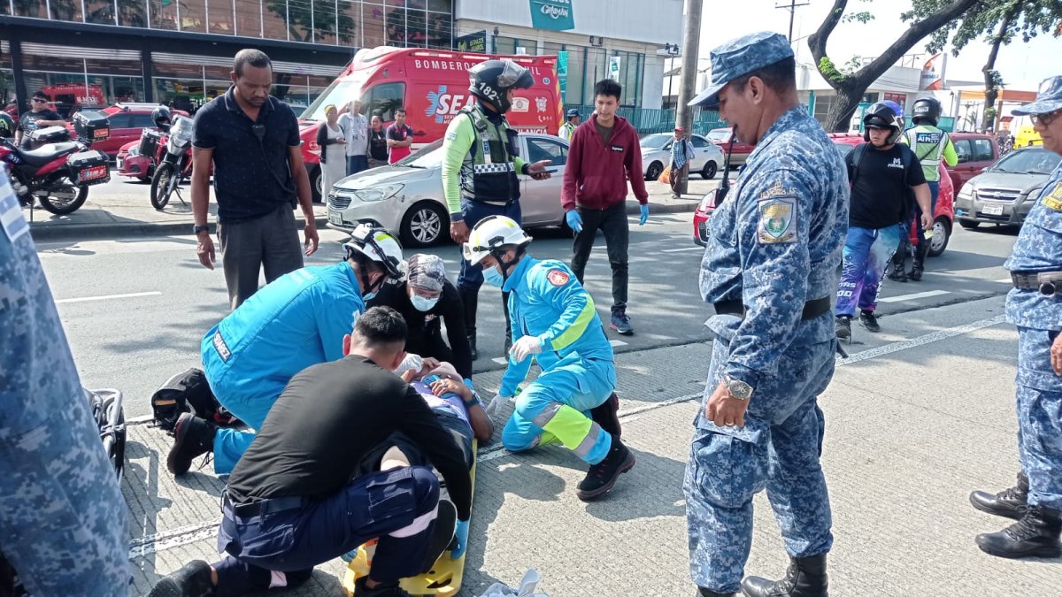 Tres personas heridas dejó el siniestro.