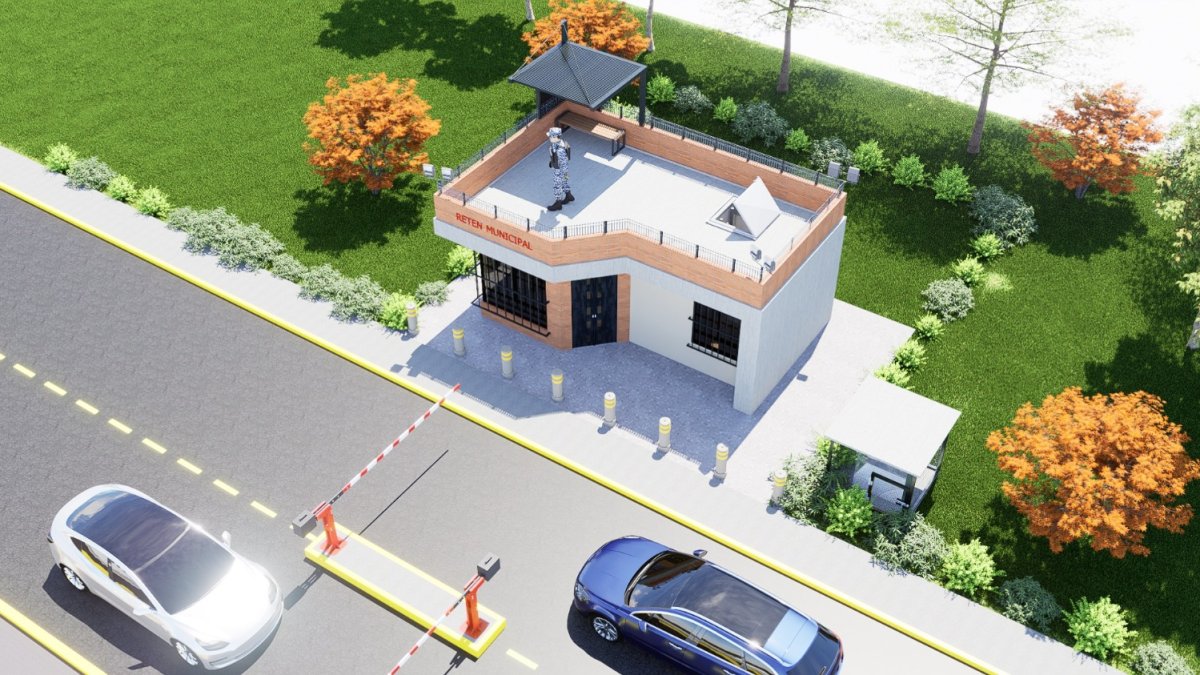 Imagen referencial. El primer retén estará ubicado al inicio del principal acceso a la cárcel de Turi. (Cortesía)