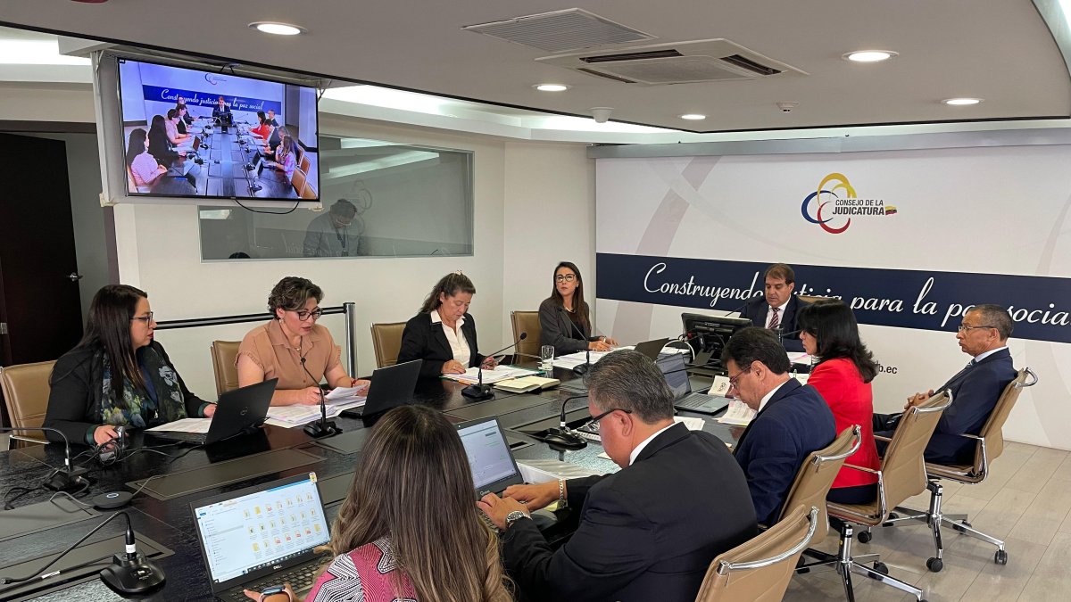 El pleno del Consejo de la Judicatura aprobó las destituciones en la sesión de este 14 de junio de 2024.