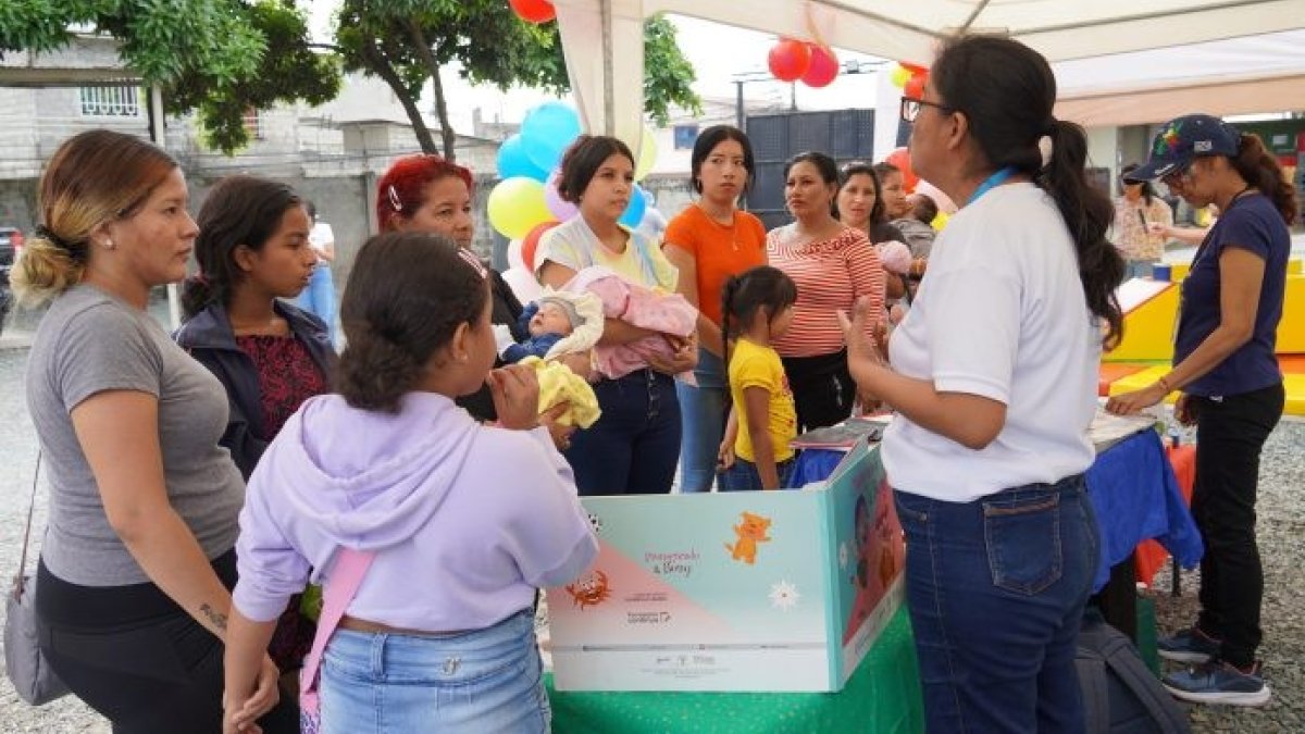 Soporte. El Proyecto Semillas atiende a mujeres y niños de Guayaquil.