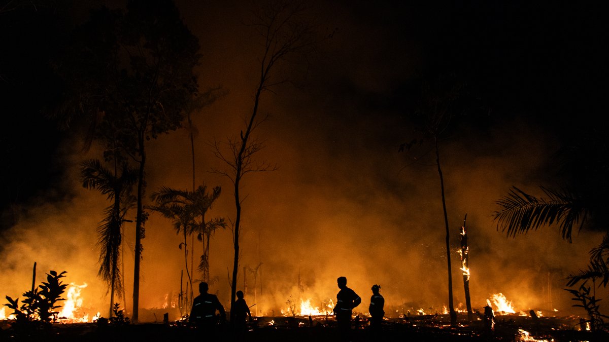 Uno de los incendios que han afectado zonas de la Amazonía en Brasil en lo que va de este 2024.