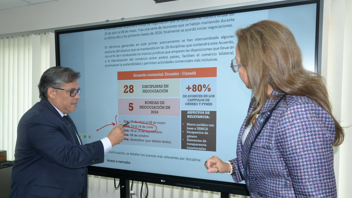 Ejecutivo. El presidente de la Cámara de Comercio Ecuatoriano Canadiense, en Guayaquil, Gabriel Rovayo.