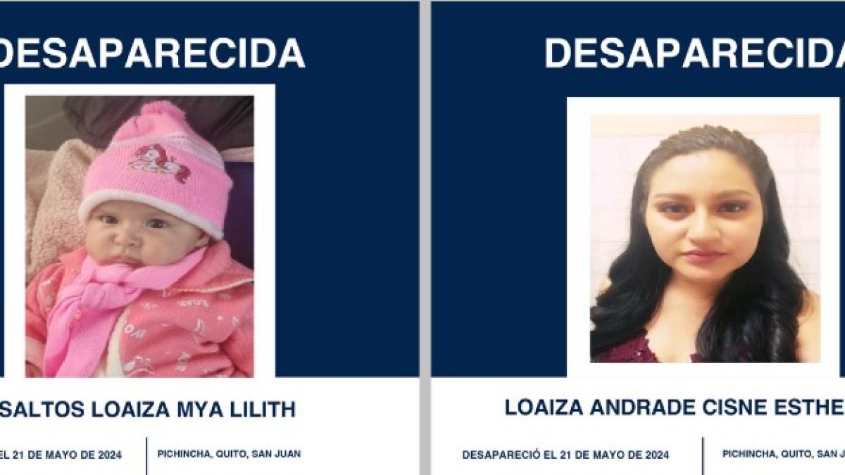 Esthefany Loaiza Andrade y su bebé, Mya Lilith, desaparecieron en San Juan.