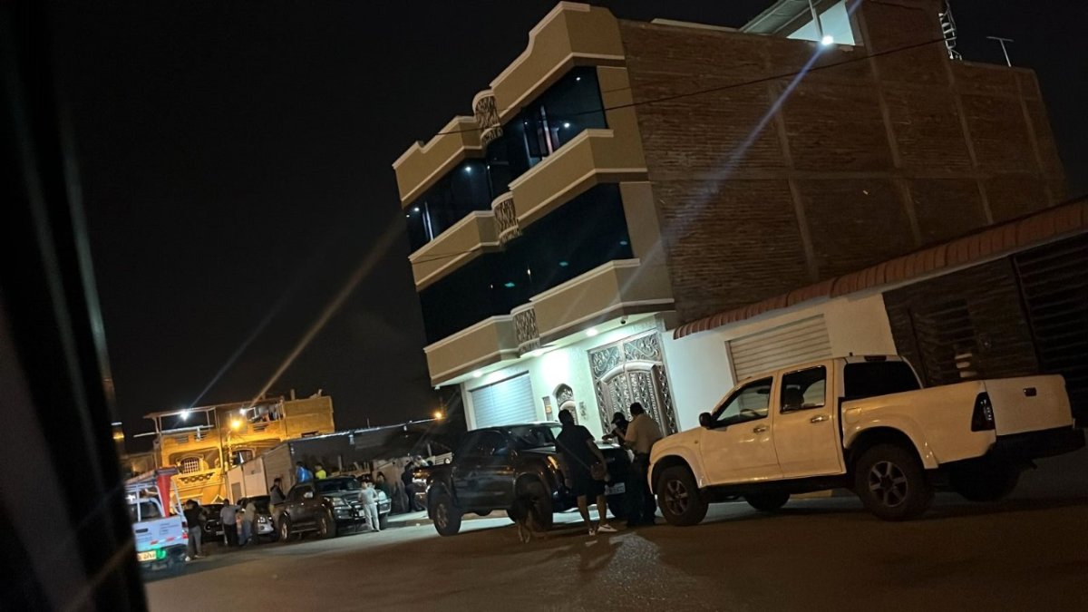 Este es el sitio donde fue secuestrada la joven la mañana de este 22 de mayo en Santa Elena.