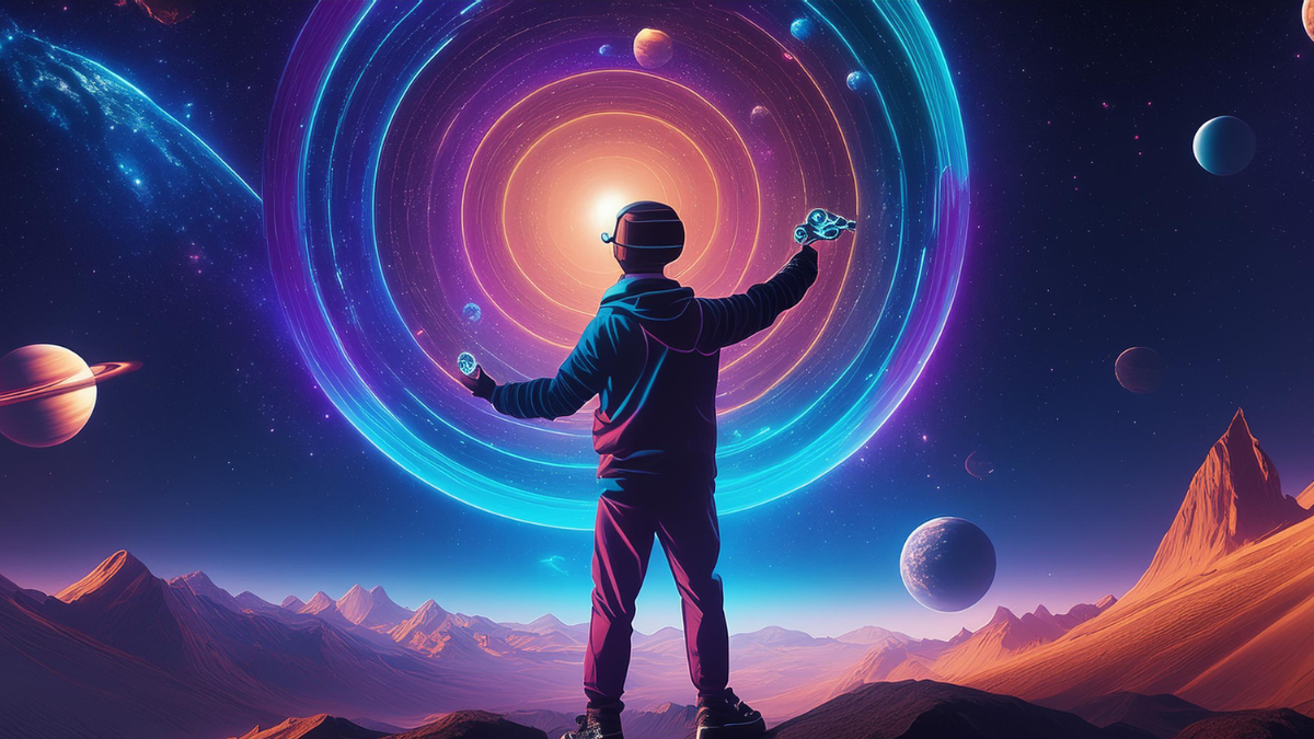 Idea de una vida simulada, según la inteligencia artificial.