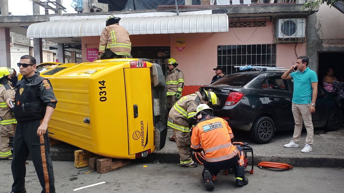 Personal de Bomberos realizó las labores de rescate
