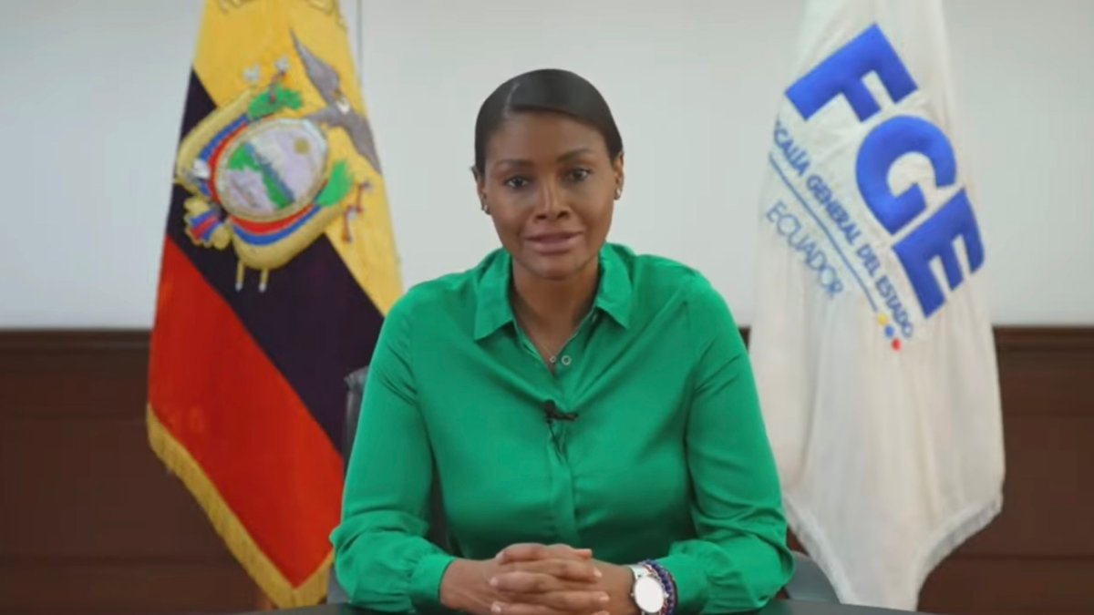 La fiscal general del Estado, Diana Salazar.
