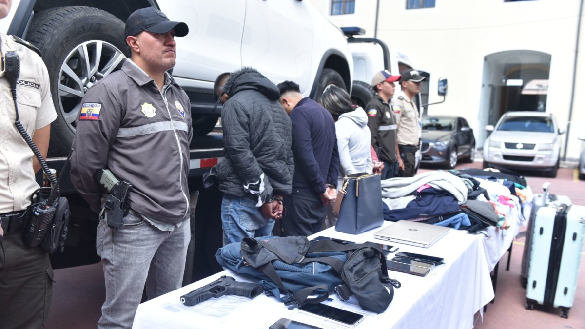 Las personas que fueron detenidas tienen antecedentes penales.