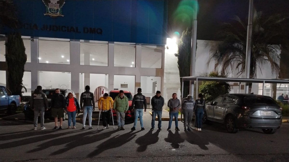 Seis de los siete detenidos tienen antecedentes policiales.