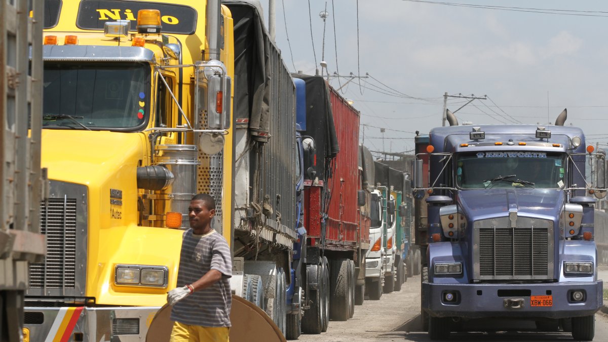 Las largas colas en las afueras de los puertos de la isla trinitaria llegaron a generar hasta 30 horas de espera.